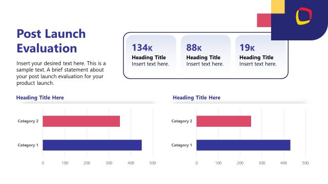 Post Launch Evaluation Slide – Strategy Template