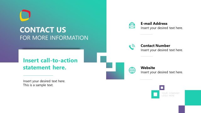 Contact Us Slide – Opportunity Assessment Slide Template