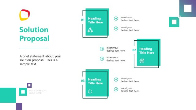 Solution Proposal PowerPoint Template Slide