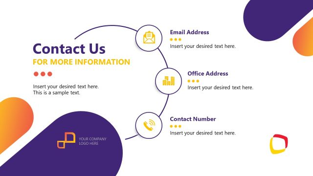 Contact Us Slide – Sales Contest PPT Template