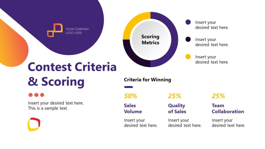 Contest Criteria and Scoring Slide Sales Contest Template SlideModel Contest Criteria and Scoring Slide Sales Contest Template SlideModel