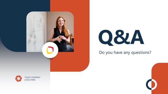 Slide for Q&A – New Hire Orientation Template