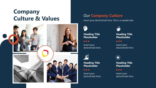 Company Culture and Values PPT Slide