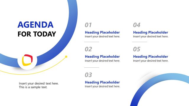 HR Orientation Presentation – Agenda Slide Template