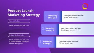 Product Launch Marketing Strategy Slide Template