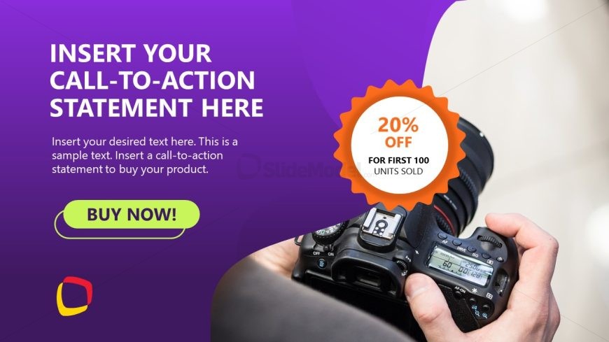 Product Launch Presentation Template - Call to Action Slide