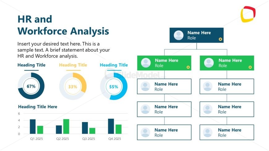 Task Delegation PPT Slide - HR Workforce Analysis PowerPoint Slide