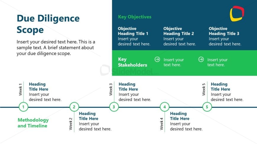 Due Diligence Scope PPT Slide