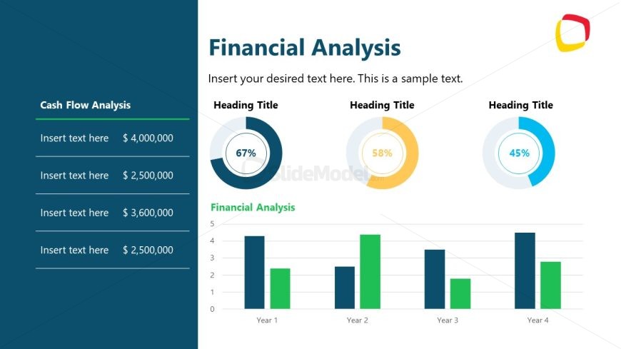 Financial Analysis Template Slide for PowerPoint