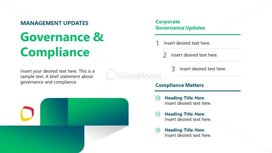 Professional Board Meeting Template Slide