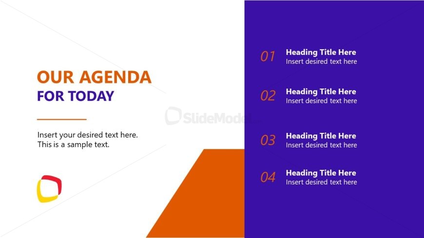 PPT Agenda Slide - Reverse Logistics Template