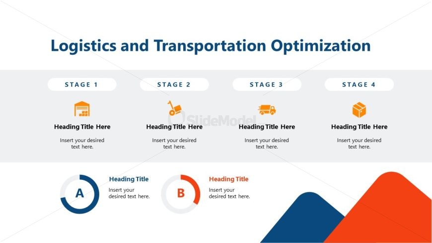 Supply Chain Optimization Template with Infographics