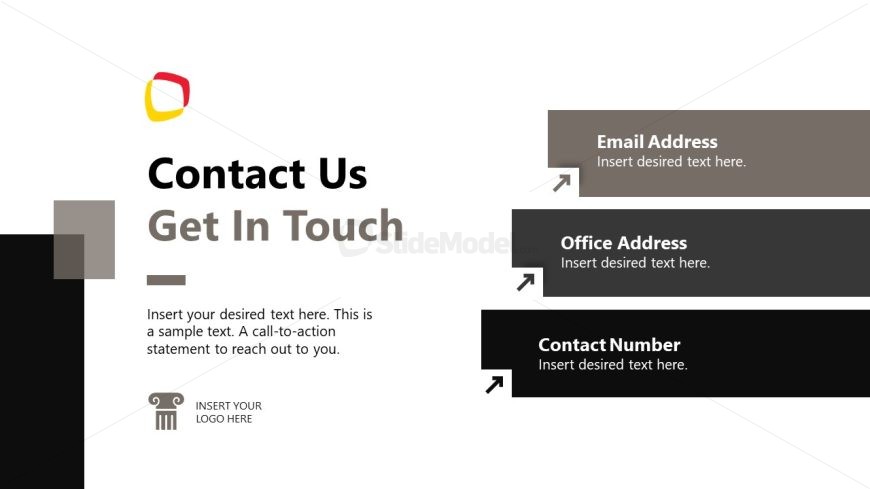 Get in Touch Slide - Architecture Project Proposal Template 