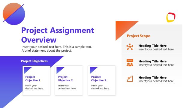 Project Assignment Overveiw Slide PPT