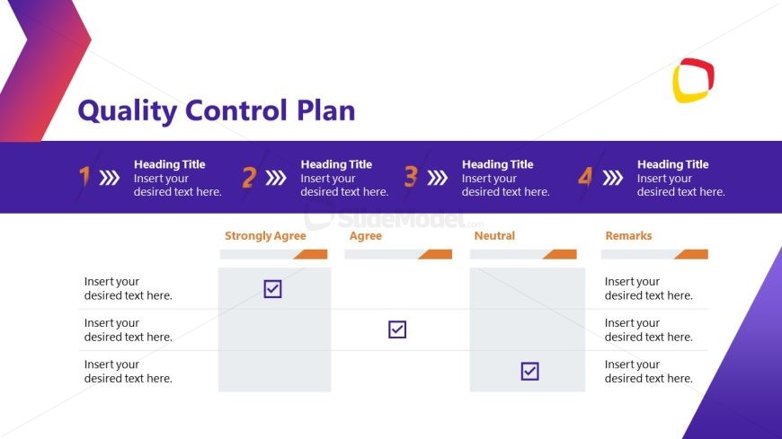 Quality Control Slide - Project Execution Plan Template