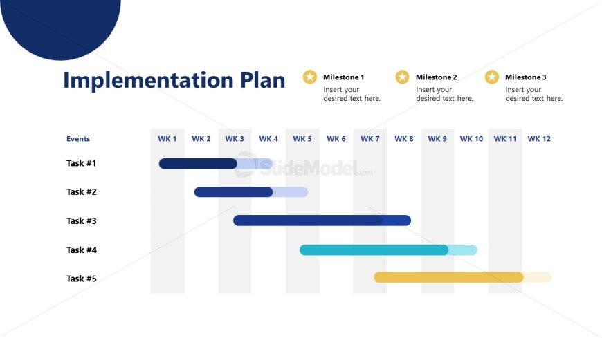 Change Management Project Template Slide