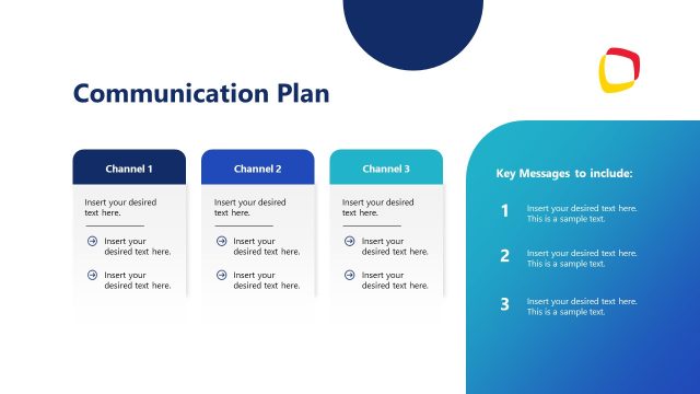 Communication Plan PPT Slide Template