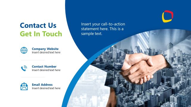 Contact Us Slide – Expansion Project PPT Template
