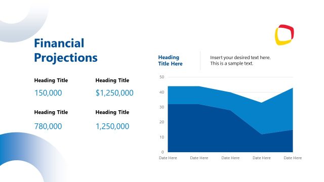Financial Projects Slide with Stats