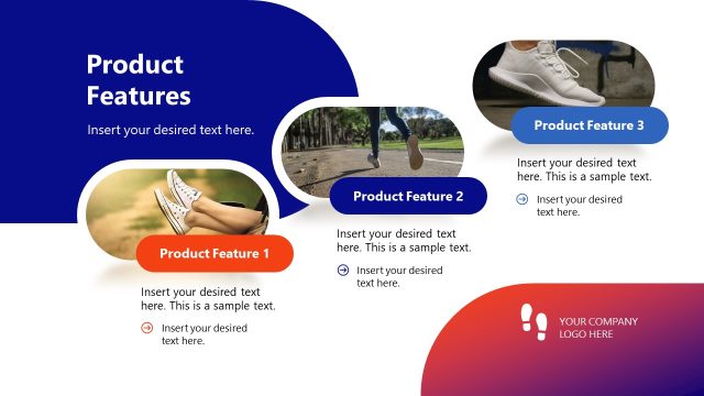Product Features Presentation Template Slide