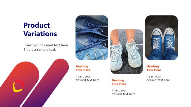 Slide for Product Variations – Retail Product Presentation
