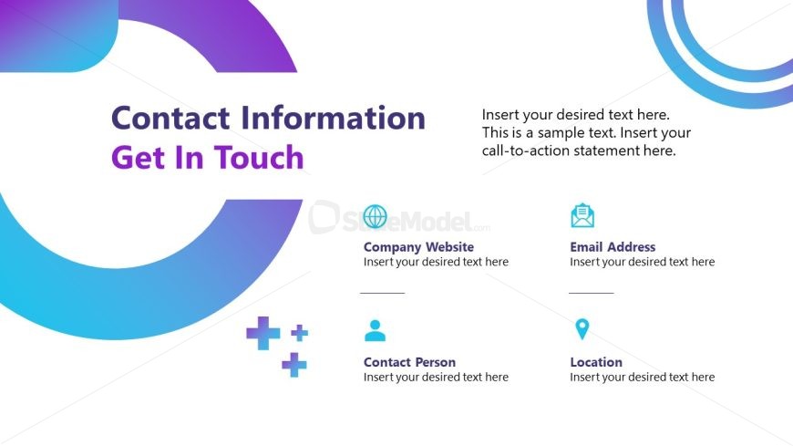 Contact Information Slide for Clinical Case Presentation Template