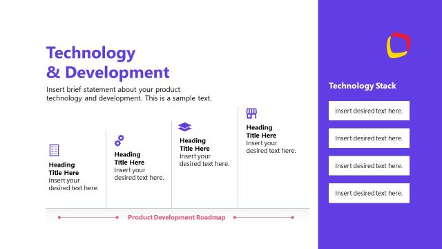Technology & Development PowerPoint Template Slide