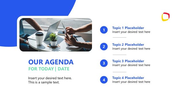 Our Agenda Slide – Conflict Resolution Template