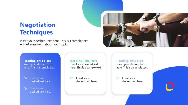 Negotiation Techniques Slide - Conflict Resolution Template - SlideModel