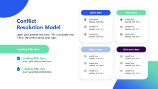 Conflict Resolution Presentation Slide Template 