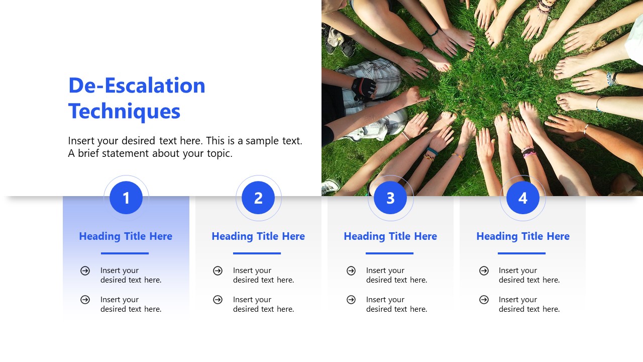 De-Escalation Techniques PowerPoint Slide Template - SlideModel