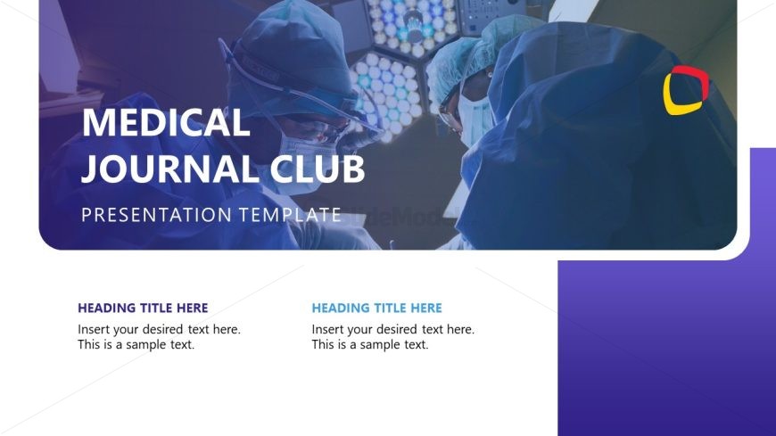 Editable Medical Journal Club PPT Template