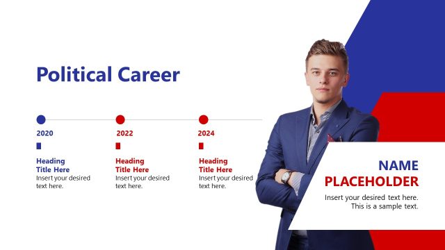 Political Career Timeline Slide