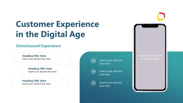 Customer Experience Slide for Fintech Banking Presentation