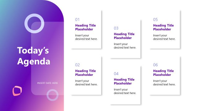 Social Media Proposal Slide for Agenda
