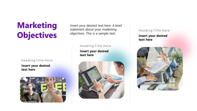 Marketing Objectives Discussion Slide – Social Media Proposal Template