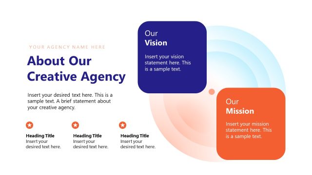 About Our Creative Agency PPT Slide