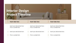 Interior Design Project Template Slide 