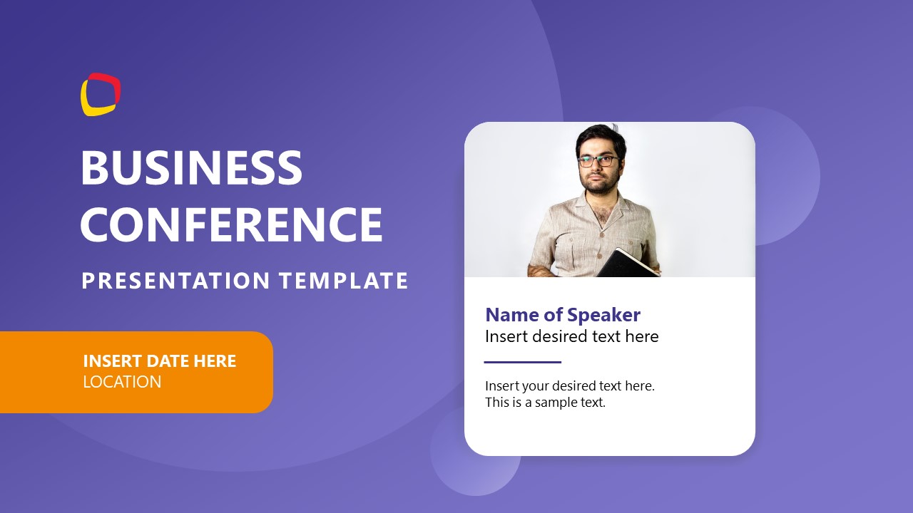 Editable Business Conference PPT Template
