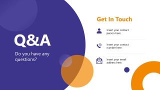 Business Conference Slide for Q&A 
