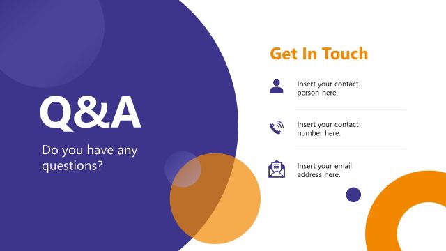 Q&A Slide – Business Conference PPT Template