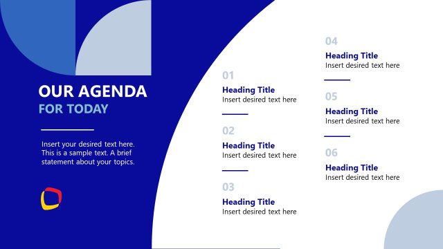 Agenda Presentation Slide for Go To Market Strategy PPT