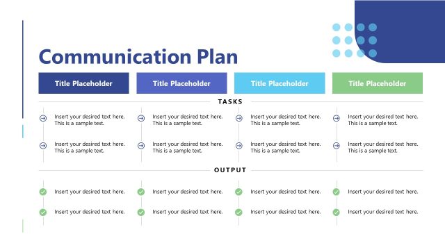 Communication Plan PPT Slide – Chapter 11 Bankruptcy Template