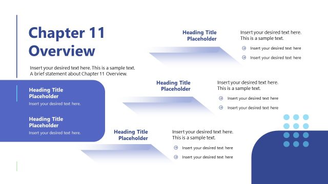 Overview of Chapter 11 PPT Template