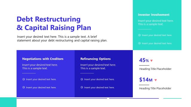 Debt Restructuring & Capital Raising Plan – Business Turnaround Template