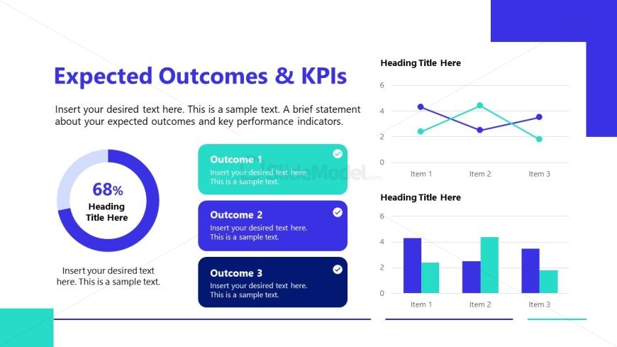 Slide with Engaging Data Visualizations - Business Turnaround Template