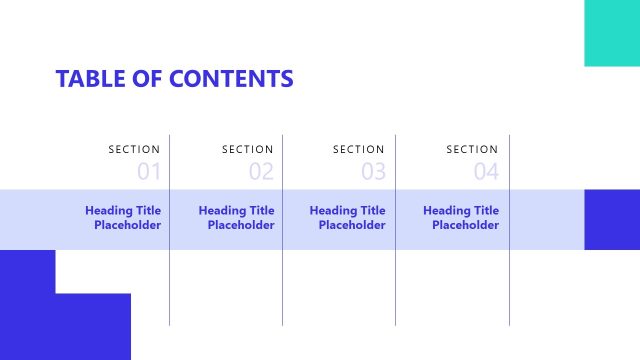 Table of Contents Slide for Business Turnaround Strategy