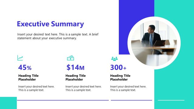 Executive Summary Slide – Business Turnaround Template