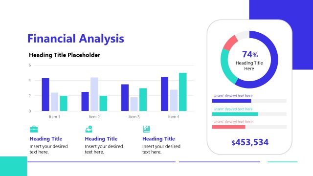 Financial Analysis Data Chart Slide