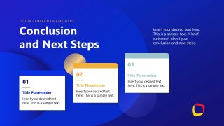 Conclusion Slide - Investor Report Template 